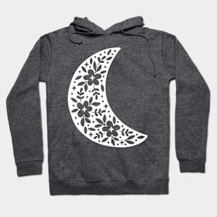 White Moon (Negative Space) Hoodie